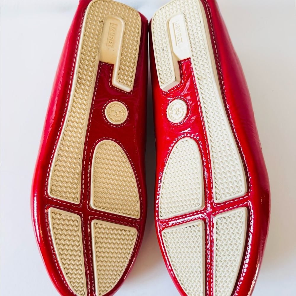 Johnston & Murphy Women’s Red Patent Leather Penny Loafers - Picture 7 of 11